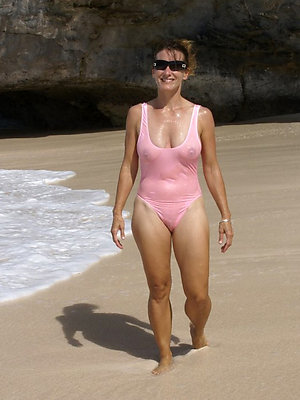 whorish mature bikini model