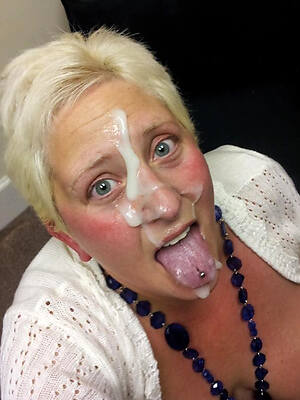 sexy mature facials pics