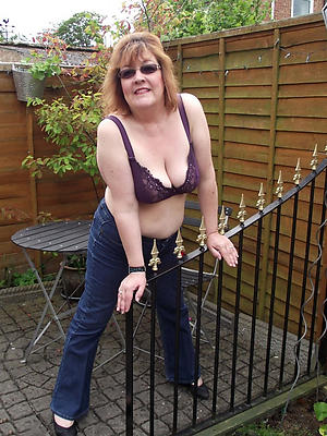 hotties mature column upon stingy jeans