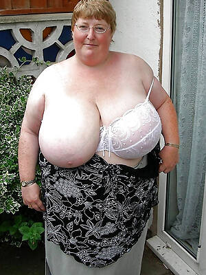 gorgeous grown-up hanging tits