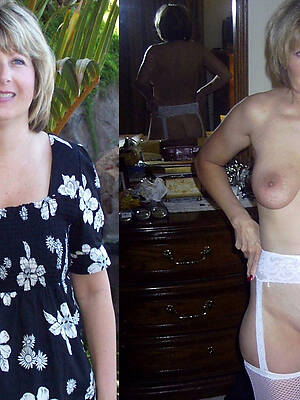 pics of unshaded dressed undressed