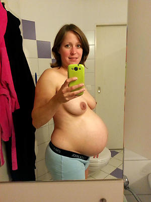 curious full-grown pregnant sex