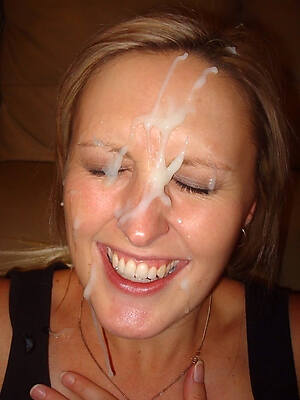 naked pics of grown-up cum facial