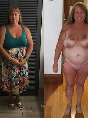 dressed vs undressed grown up porn pics