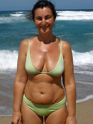 sexy mature round bikini photo