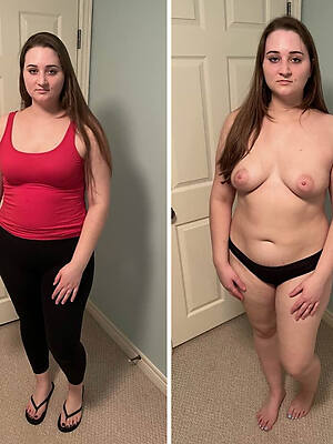 sexy women dressed coupled with in the buff porns