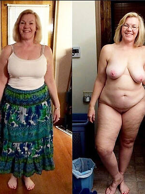 dressed and undressed mature body of men teasing us