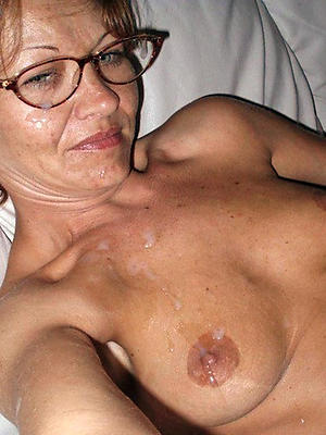 whorish mature facial cumshot
