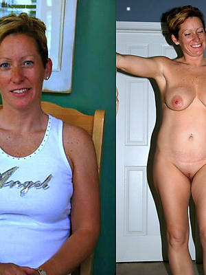 wives dressed undressed nice jugs