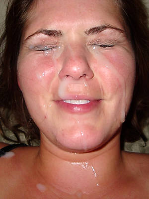 grown-up wife facial porn pic