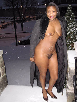 grown-up ebony granny