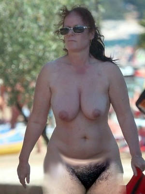 unshaved mature pussy porch