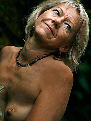 mature over 60 shows pussy