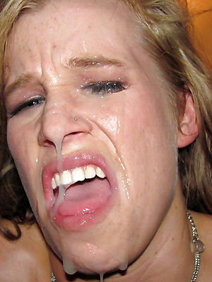 unconforming pics of amateur mature facials