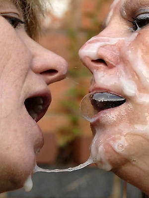 hot mature facials pics